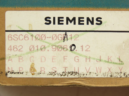 Siemens 6SC6100-0GA12 SIMODRIVE 610 / 210 Feed Drive Power Supply Board PCB
