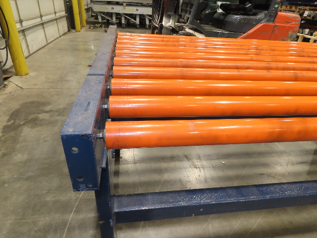 81"W x 4'L Chain Drive Roller Conveyor 74"BF 1.9" Urethane Roller .75Hp 460V 3PH