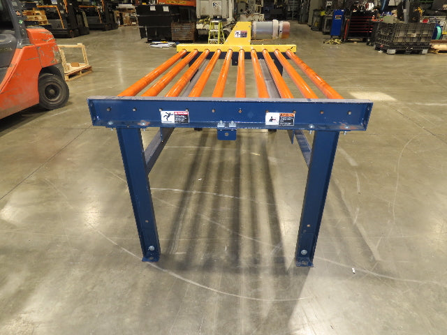 81"W x 4'L Chain Drive Roller Conveyor 74"BF 1.9" Urethane Roller .75Hp 460V 3PH