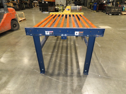 81"W x 4'L Chain Drive Roller Conveyor 74"BF 1.9" Urethane Roller .75Hp 460V 3PH