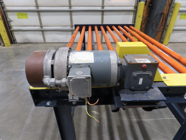 81"W x 4'L Chain Drive Roller Conveyor 74"BF 1.9" Urethane Roller .75Hp 460V 3PH