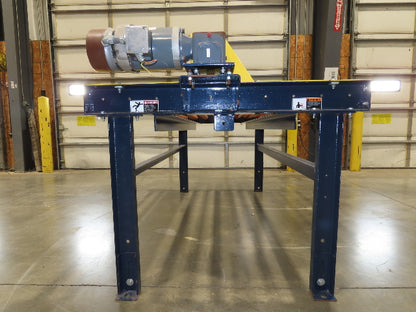 81"W x 4'L Chain Drive Roller Conveyor 74"BF 1.9" Urethane Roller .75Hp 460V 3PH
