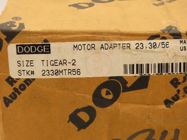 Dodge 2330MTR56 Tigear 2 Motor Adapter Kit 5/8" Bore Coupling 56C Face