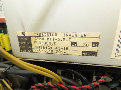 Yaskawa CIMR-MTII-5.5.T Varispeed 626MT II Spindle Drive Inverter 5.5kW 230V 3Ph
