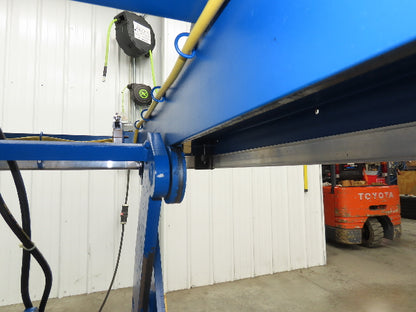 Vestil Hydraulic Lift Table End Tilt 2000lb 48"x48" Top 45° Tilt 36" Travel 460v