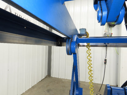 Vestil Hydraulic Lift Table End Tilt 2000lb 48"x48" Top 45° Tilt 36" Travel 460v
