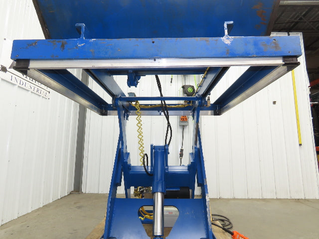 Vestil Hydraulic Lift Table End Tilt 2000lb 48"x48" Top 45° Tilt 36" Travel 460v