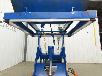 Vestil Hydraulic Lift Table End Tilt 2000lb 48"x48" Top 45° Tilt 36" Travel 460v