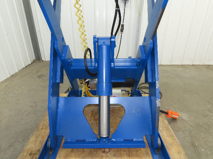 Vestil Hydraulic Lift Table End Tilt 2000lb 48"x48" Top 45° Tilt 36" Travel 460v