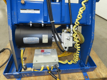 Vestil Hydraulic Lift Table End Tilt 2000lb 48"x48" Top 45° Tilt 36" Travel 460v