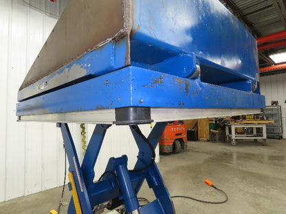 Vestil Hydraulic Lift Table End Tilt 2000lb 48"x48" Top 45° Tilt 36" Travel 460v