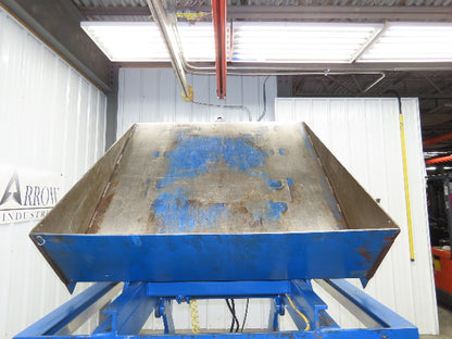 Vestil Hydraulic Lift Table End Tilt 2000lb 48"x48" Top 45° Tilt 36" Travel 460v