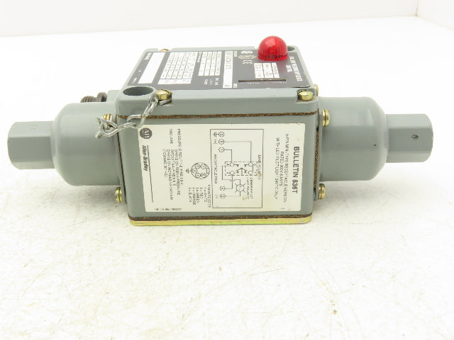 Allen Bradley 836T-D452J Ser A Pressure Difference Control Switch 5-40PSI 600V
