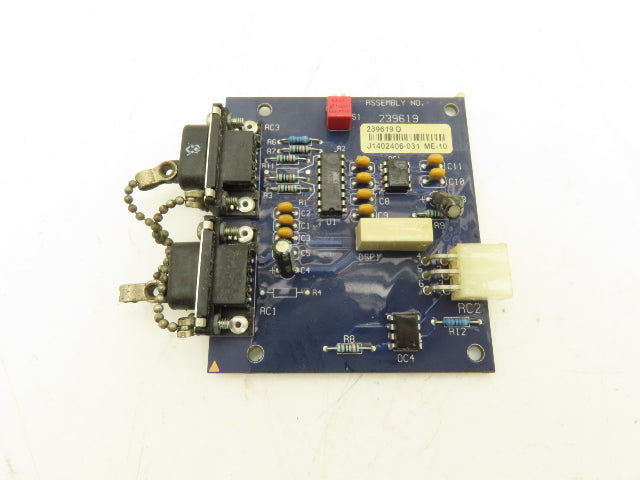 Miller 239619 D Auto Axcess 300 Welder PCB Control Board ISO/Com Module
