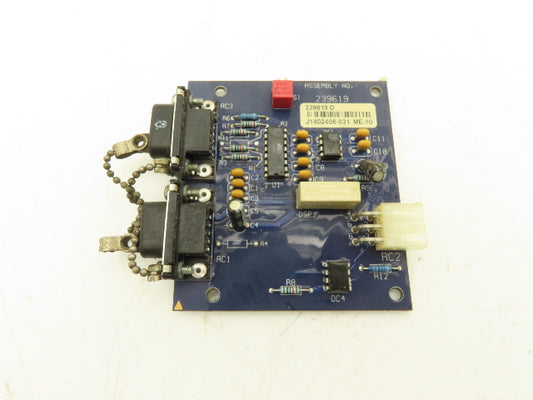 Miller 239619 D Auto Axcess 300 Welder PCB Control Board ISO/Com Module