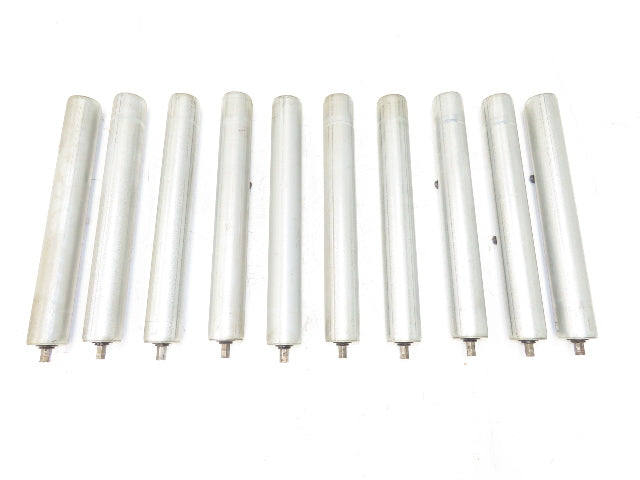 1.9" Dia 15"BF Gravity Conveyor Roller 7/16" Hex Axle Galvanized  Lot of 10