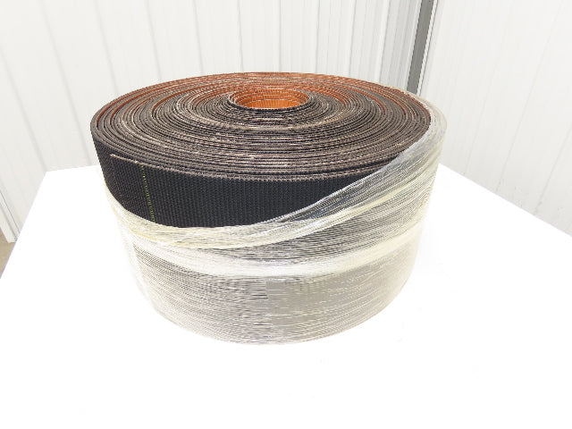 12"W x 200' Rough Grip Top Rubber Conveyor Belt 2-Ply Black .20"Thick 200'L