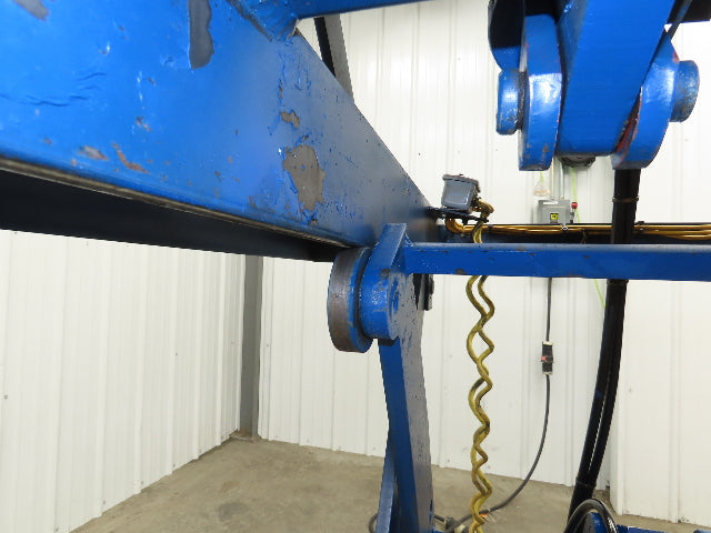 Vestil Hydraulic Lift Table End Tilt 1000lb 48"x48" Top 45° Tilt 36" Travel 460v