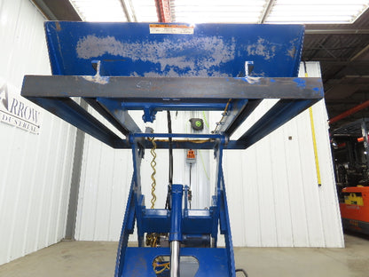 Vestil Hydraulic Lift Table End Tilt 1000lb 48"x48" Top 45° Tilt 36" Travel 460v