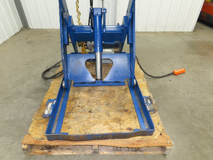 Vestil Hydraulic Lift Table End Tilt 1000lb 48"x48" Top 45° Tilt 36" Travel 460v