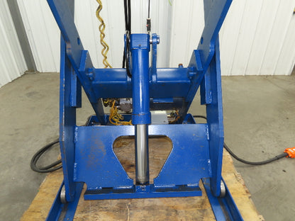 Vestil Hydraulic Lift Table End Tilt 1000lb 48"x48" Top 45° Tilt 36" Travel 460v