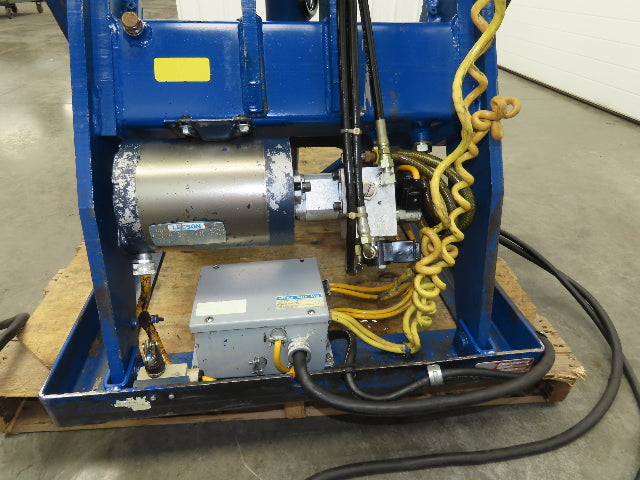 Vestil Hydraulic Lift Table End Tilt 1000lb 48"x48" Top 45° Tilt 36" Travel 460v