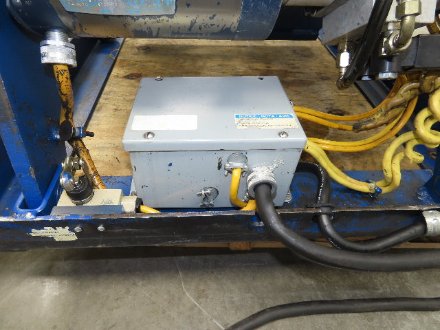 Vestil Hydraulic Lift Table End Tilt 1000lb 48"x48" Top 45° Tilt 36" Travel 460v