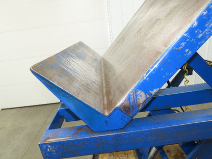 Vestil Hydraulic Lift Table End Tilt 1000lb 48"x48" Top 45° Tilt 36" Travel 460v