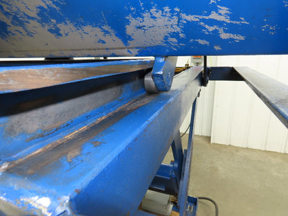 Vestil Hydraulic Lift Table End Tilt 1000lb 48"x48" Top 45° Tilt 36" Travel 460v