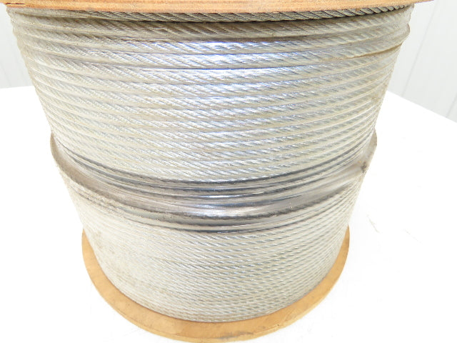 1/4" Dia Steel Wire Rope Hoist Winch Lifting Aircraft Cable 7x19 7000Lb 1000Ft