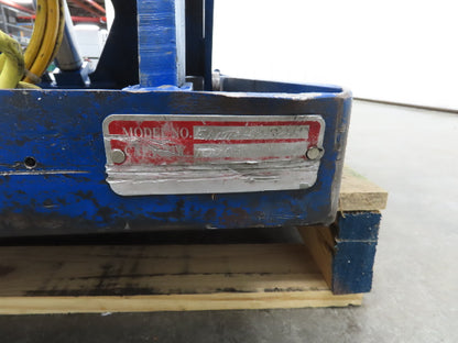 Vestil Hydraulic Lift End Tilt Table 1000lb 48"x48" Top 45° Tilt 36" Travel 460v