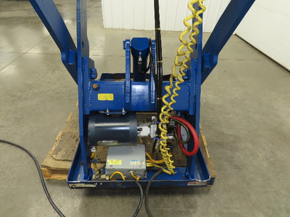 Vestil Hydraulic Lift End Tilt Table 1000lb 48"x48" Top 45° Tilt 36" Travel 460v