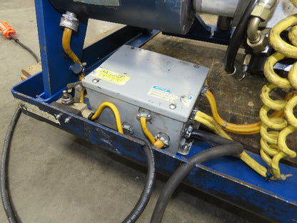 Vestil Hydraulic Lift End Tilt Table 1000lb 48"x48" Top 45° Tilt 36" Travel 460v