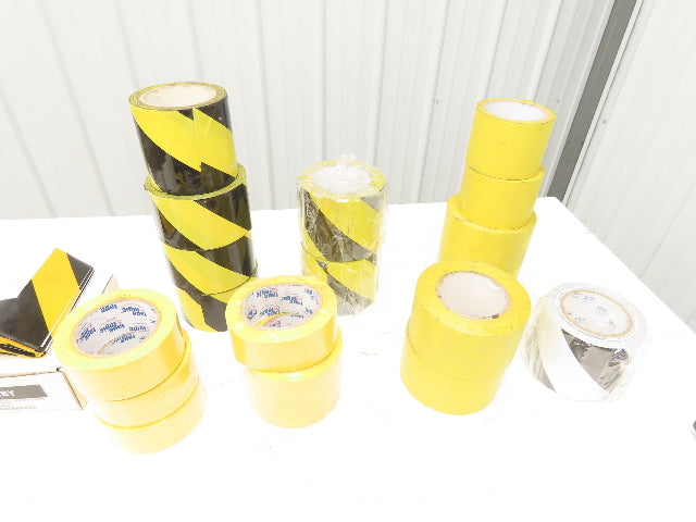 ULINE H-418 Safety Tape Applicator 1-4" Width 15 Assorted Rolls Vinal Floor Tape