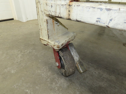 3/4" Steel Top Machine Base Welding Table Work Bench 60x45" Top 36" H 6" Caster