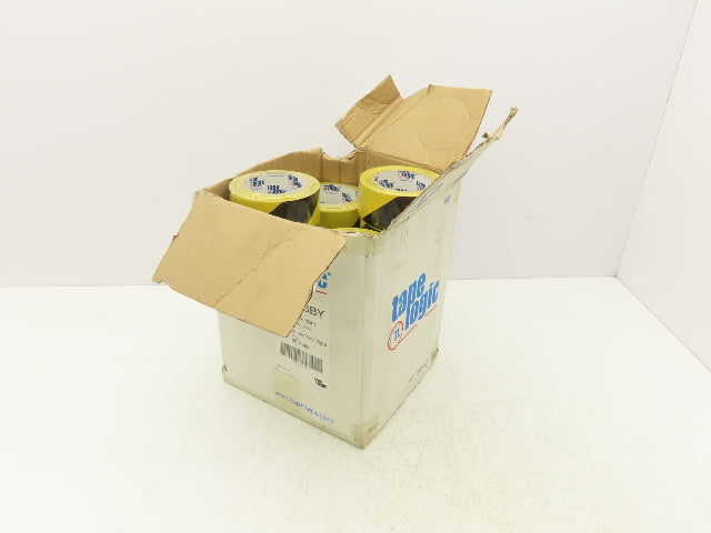 Tape Logic T9236BY Safety Floor Tape 2" x 36 Yd/Roll Black/Yellow Lot of 22