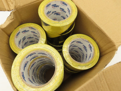 Tape Logic T9236BY Safety Floor Tape 2" x 36 Yd/Roll Black/Yellow Lot of 22