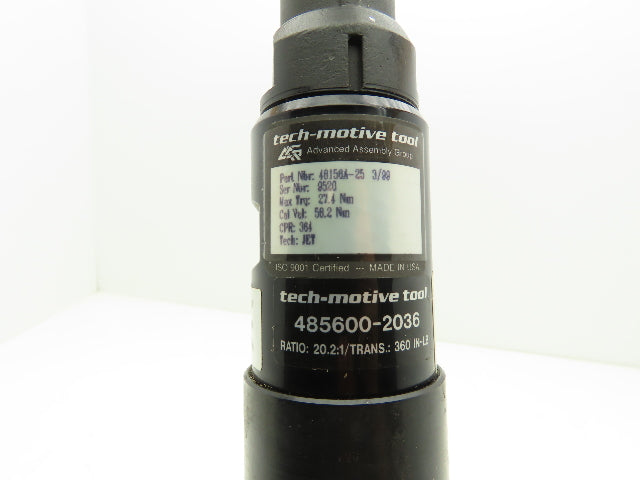 GSE Tech-Motive Tool 48156A-25 Right angle Servo Nutrunner 3/8" Square Drive