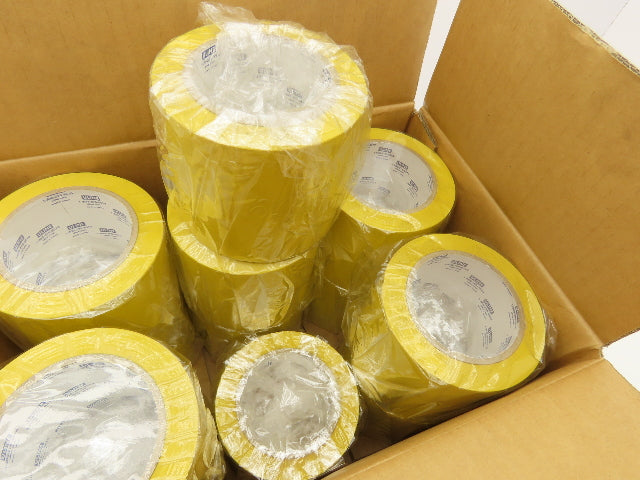 ULINE S-3054 Safety Floor Tape Yellow 4" x 36 Yds/Roll 6 Mil Lot of 12