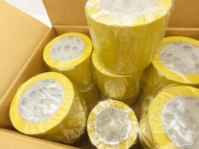 ULINE S-3054 Safety Floor Tape Yellow 4" x 36 Yds/Roll 6 Mil Lot of 12