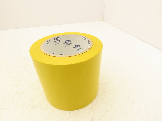 ULINE S-3054 Safety Floor Tape Yellow 4" x 36 Yds/Roll 6 Mil Lot of 12