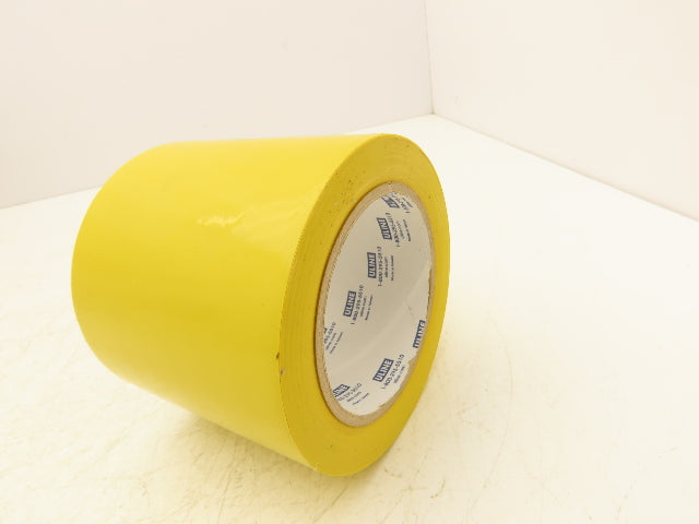 ULINE S-3054 Safety Floor Tape Yellow 4" x 36 Yds/Roll 6 Mil Lot of 12