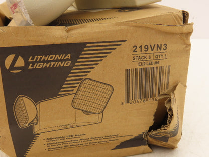 Lithonia Lighting 219VN3 LED Emergency Lighting 2-Light Up to 90 Min Lot of 3