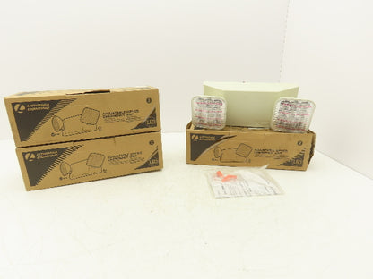 Lithonia Lighting 219VN3 LED Emergency Lighting 2-Light Up to 90 Min Lot of 3