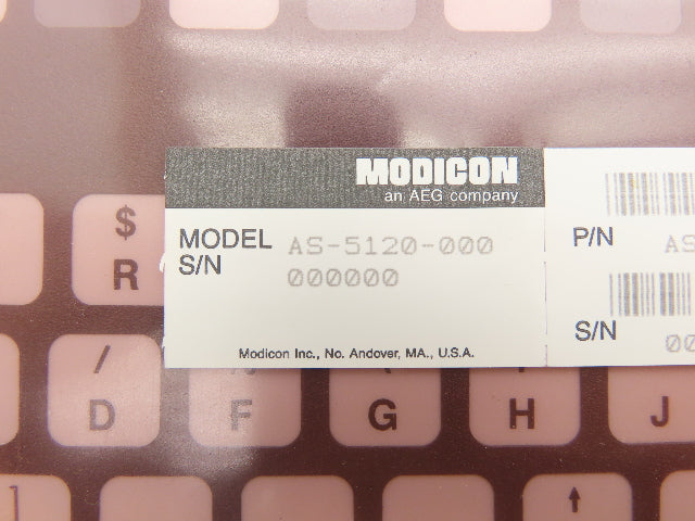 AEG Modicon AS-5120-000 Key Board Bezel Assembly