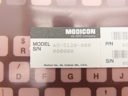 AEG Modicon AS-5120-000 Key Board Bezel Assembly