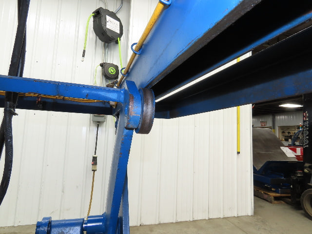 Vestil Hydraulic Lift Table End Tilt 4000lb 48"x48" Top 45° Tilt 36" Travel 460v