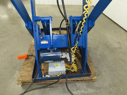Vestil Hydraulic Lift Table End Tilt 4000lb 48"x48" Top 45° Tilt 36" Travel 460v
