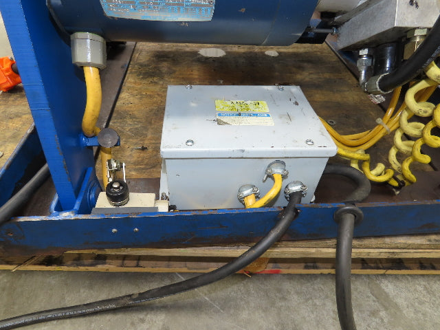 Vestil Hydraulic Lift Table End Tilt 4000lb 48"x48" Top 45° Tilt 36" Travel 460v