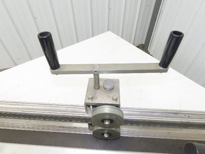 Flexco Clipper 48" Conveyor Belt Manual Roller Lacer Fastener Machine 54"OAW